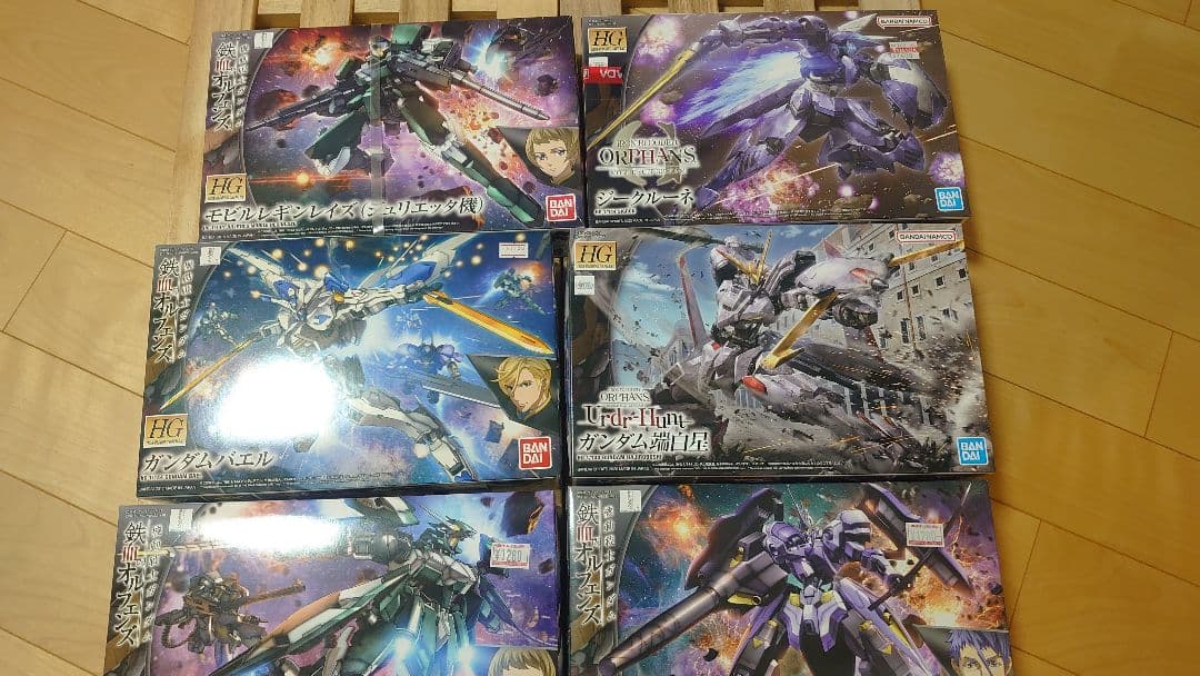 HG ガンプラ 鉄血のオルフェンズ ORPHANS 6体セット