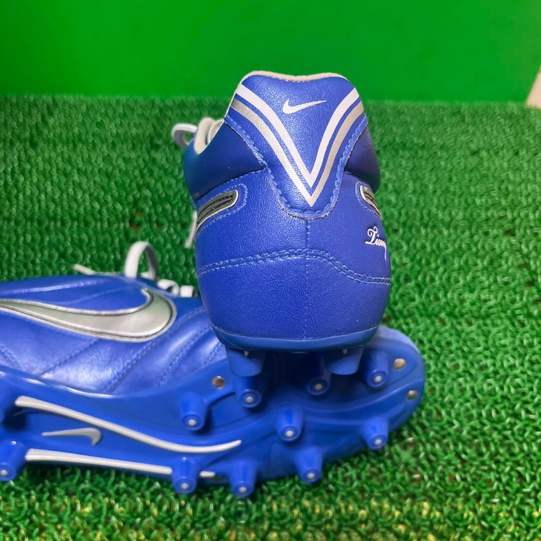 ナイキ サッカースパイクティエンポ リゲラHG-E AF(ブルー×シルバー)