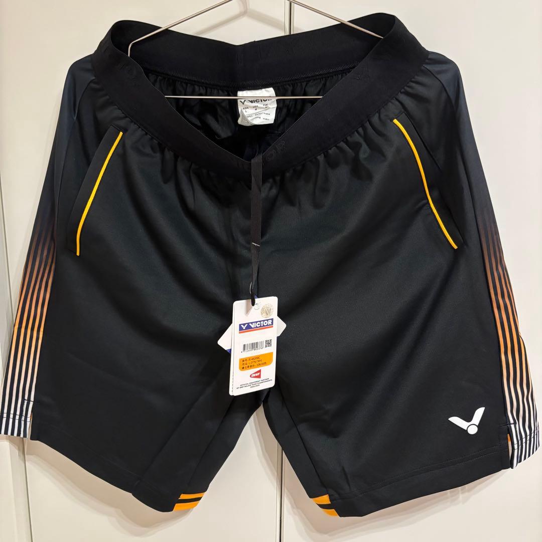 【奈良岡功大着用モデル】Lサイズ　victor ビクターハーフパンツ ブラック