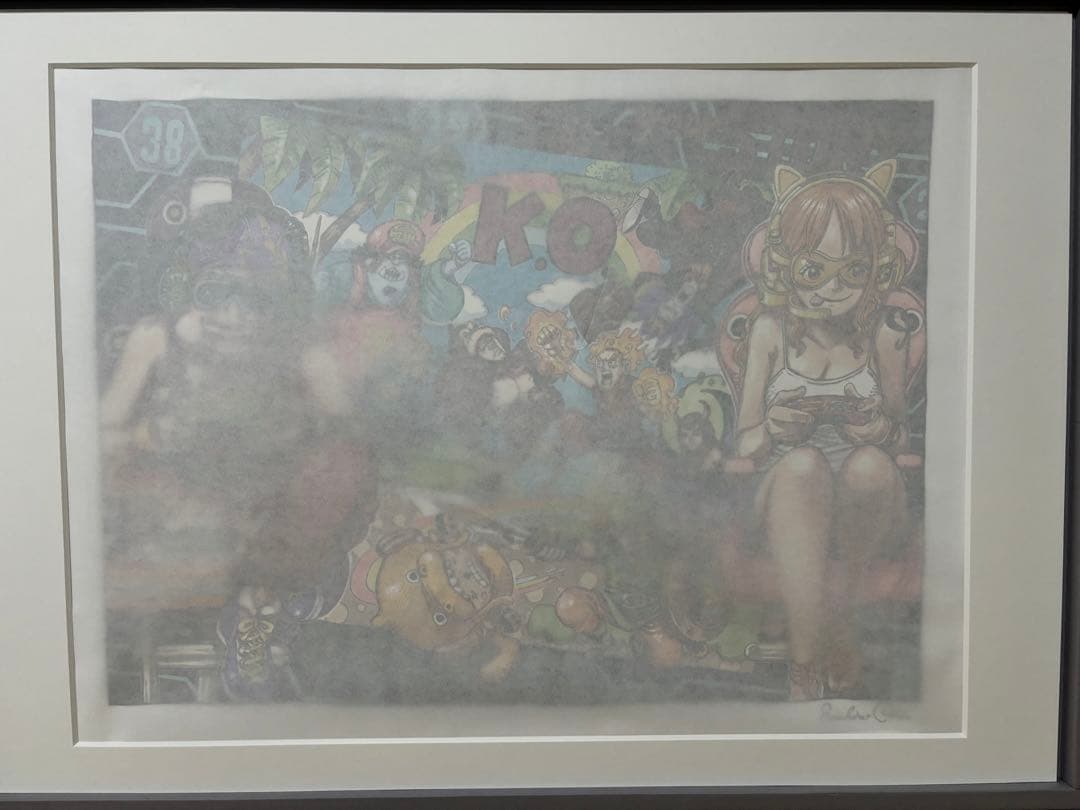 【原画：世界20部限定】マンガアート ONE PIECE /Party