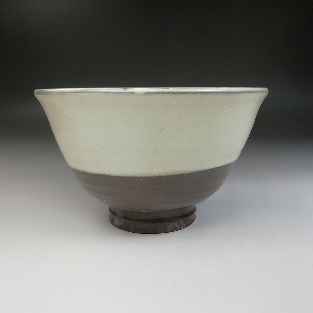 Ｔ７３６　茶碗　『無地刷毛目茶碗』『原清和 造』　共箱　抹茶碗　茶道具