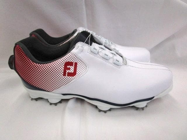 新品未使用　フットジョイ DNA ゴルフシューズ ホワイト/レッド　25.5
