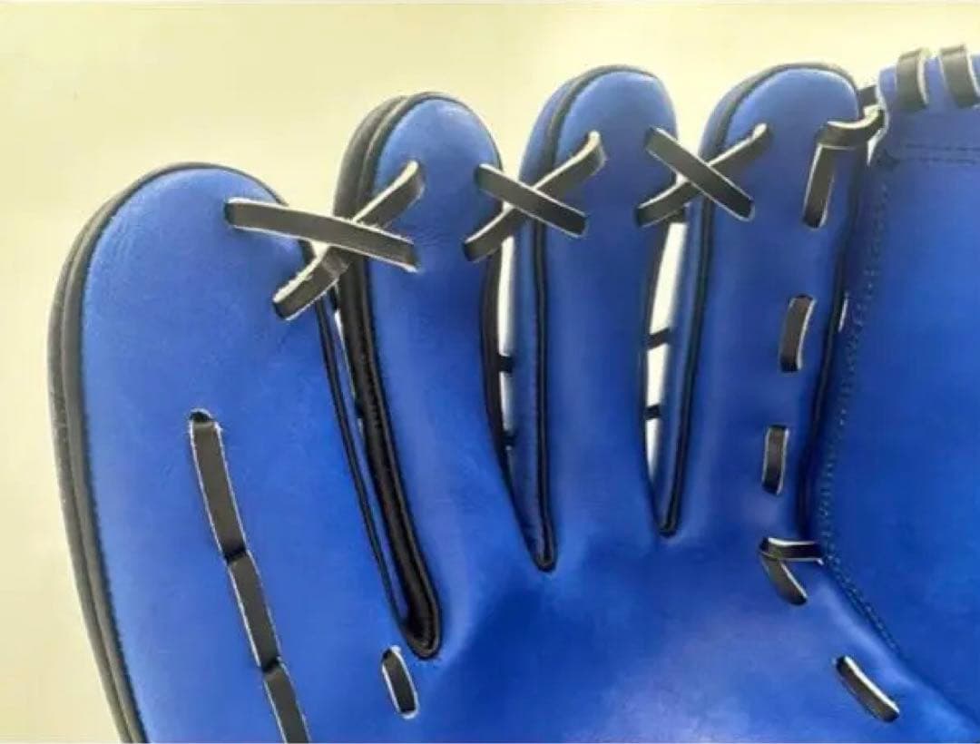 青色 軟式グローブ 左投げ用 山本由伸風