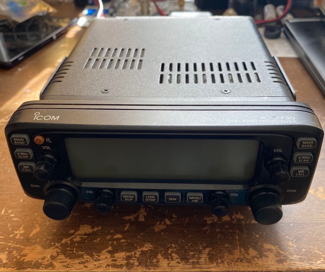 少し訳ありIcom IC-2730 デュアルバンドトランシーバー　中古動作品