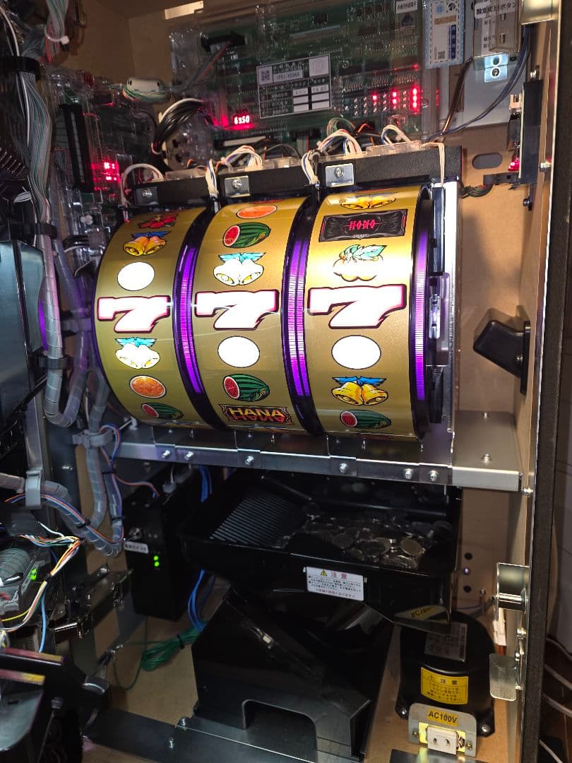 25パイ パチスロ実機 ハナハナ 天翔 HOUZOH 不要機