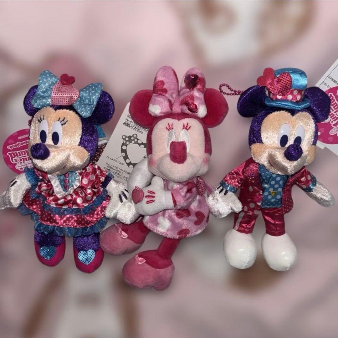 ミニのファンダーランド　ぬいぐるみバッジ　ぬいぐるみチャーム　3点セット