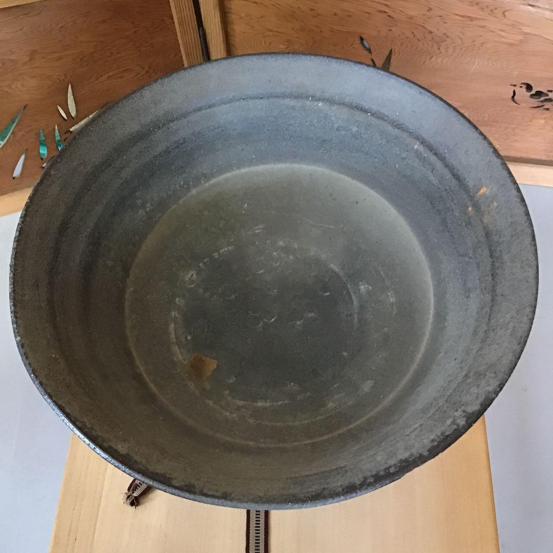 骨董 華道道具 花器 新羅土器 高杯花器 桐共箱 S759ANK