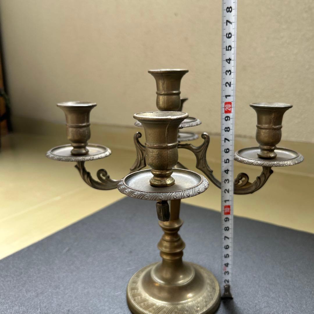 燭台　アンティーク　キャンドルスタンド　未使用