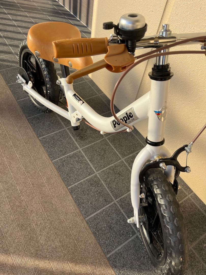 People ピープル　ケッターサイクル　12インチ　ホワイト　子供用　自転車