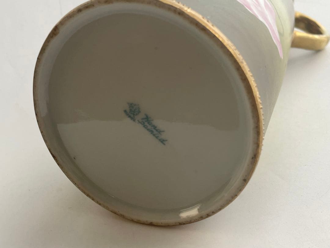 オールドノリタケ　ポピー文様　水注　花瓶　花入　フラワーベース　ヴィンテージ