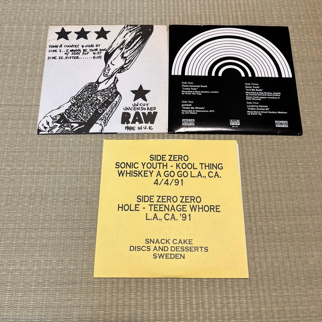 【美品】Sonic Youth 7EP 3枚セット