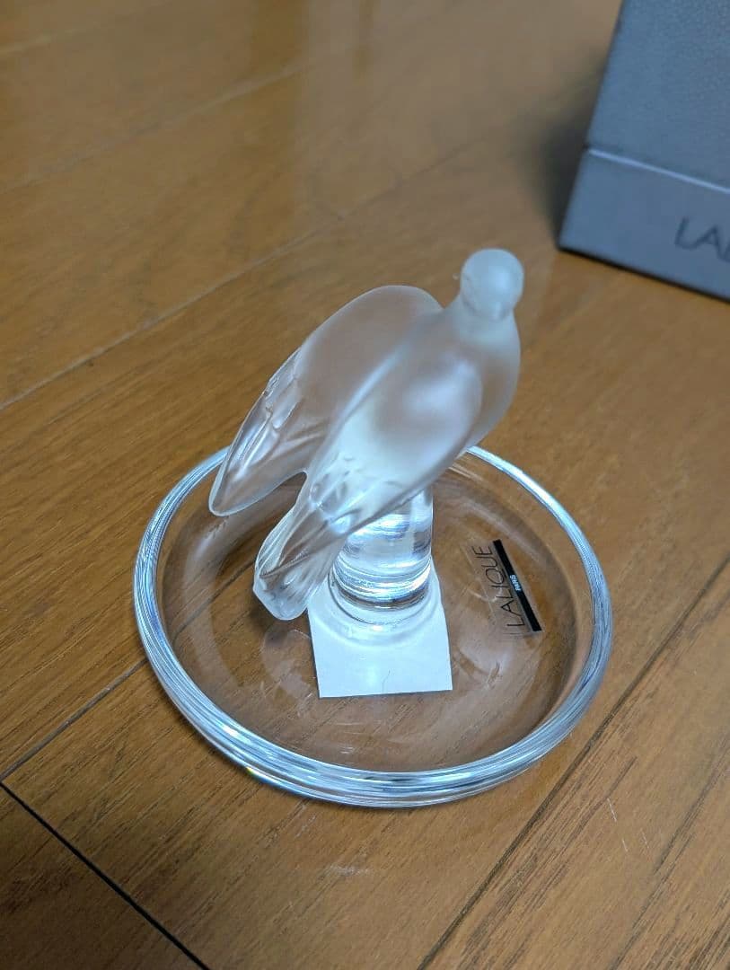 ラリックLalique　鳩のリングトレイ•アクセサリー小物入れ