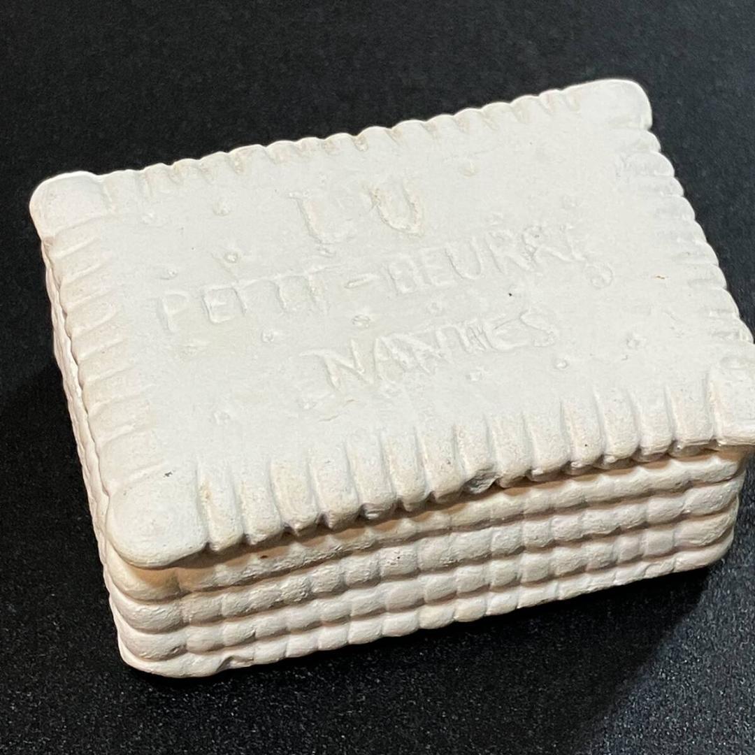 LU ビスケット　陶器　小物入れ　非売品　Lefevre Utile　フランス