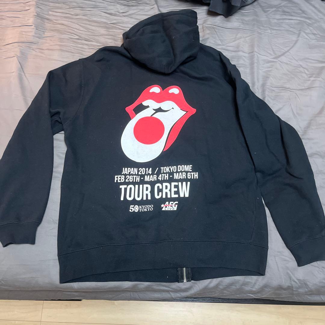 Rolling Stones staff パーカー tour スタッフ