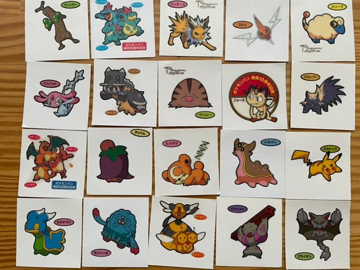 ポケモンパンシール デコキャラシール