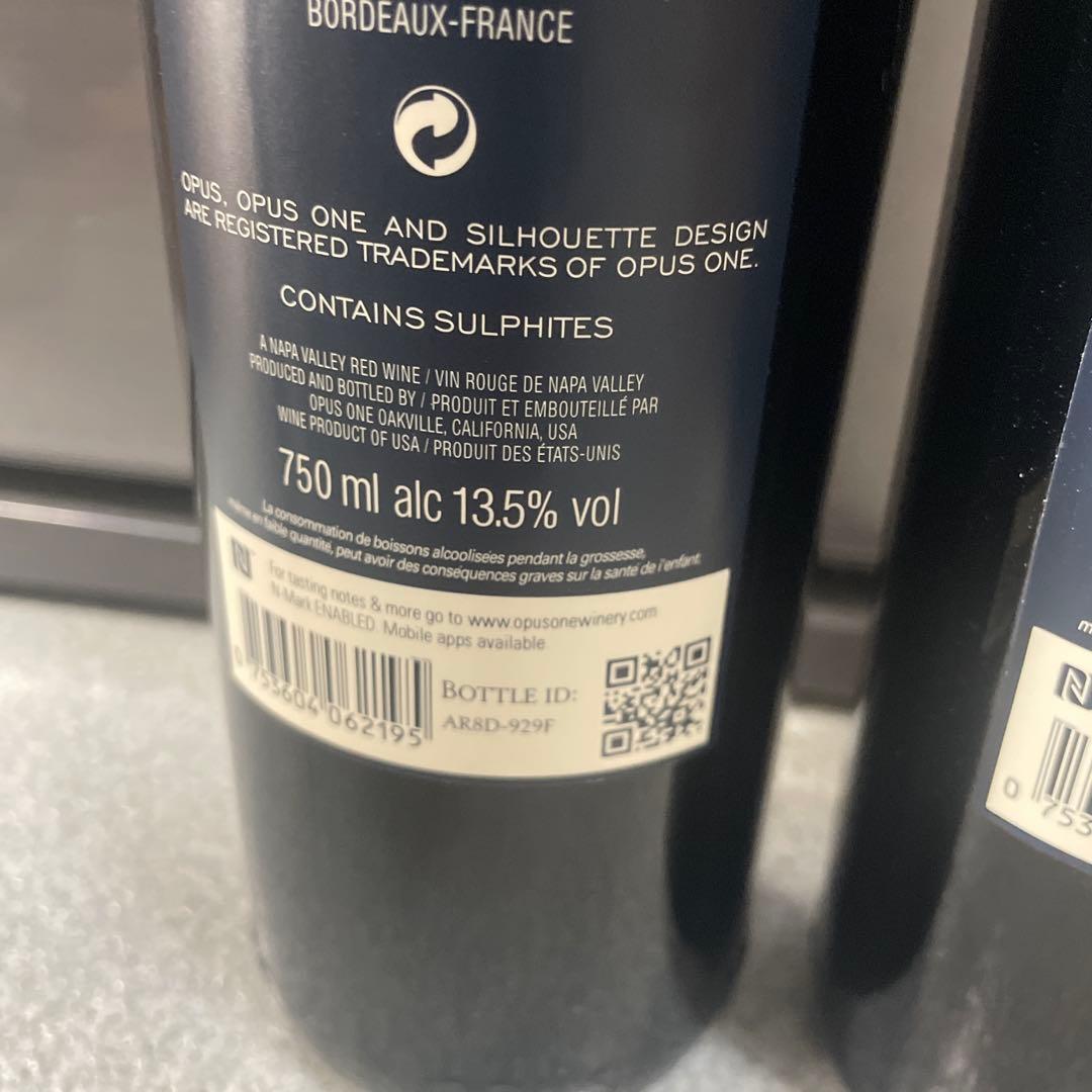 2本 750ml Opus One オーパスワン 2019 750ml(20)