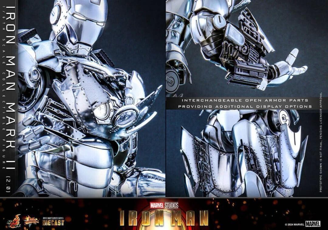 ホットトイズ 1/6 アイアンマン マーク2 2.0版 MMS733D59