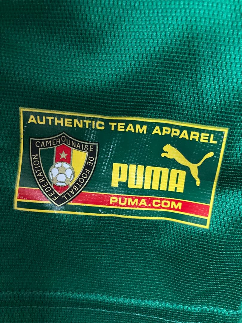 カメルーン代表 Puma MBOMAエムボマ10 Lノースリーブ 日韓W杯