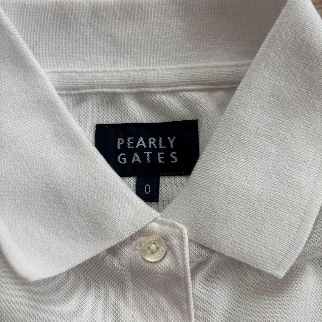 PEARLY GATES ホワイトポロシャツ サイズ0