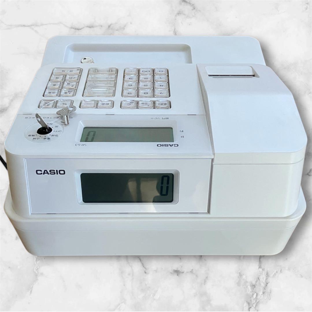 CASIO SR-G3 電子レジスター レジロール6本セット 動作確認済み