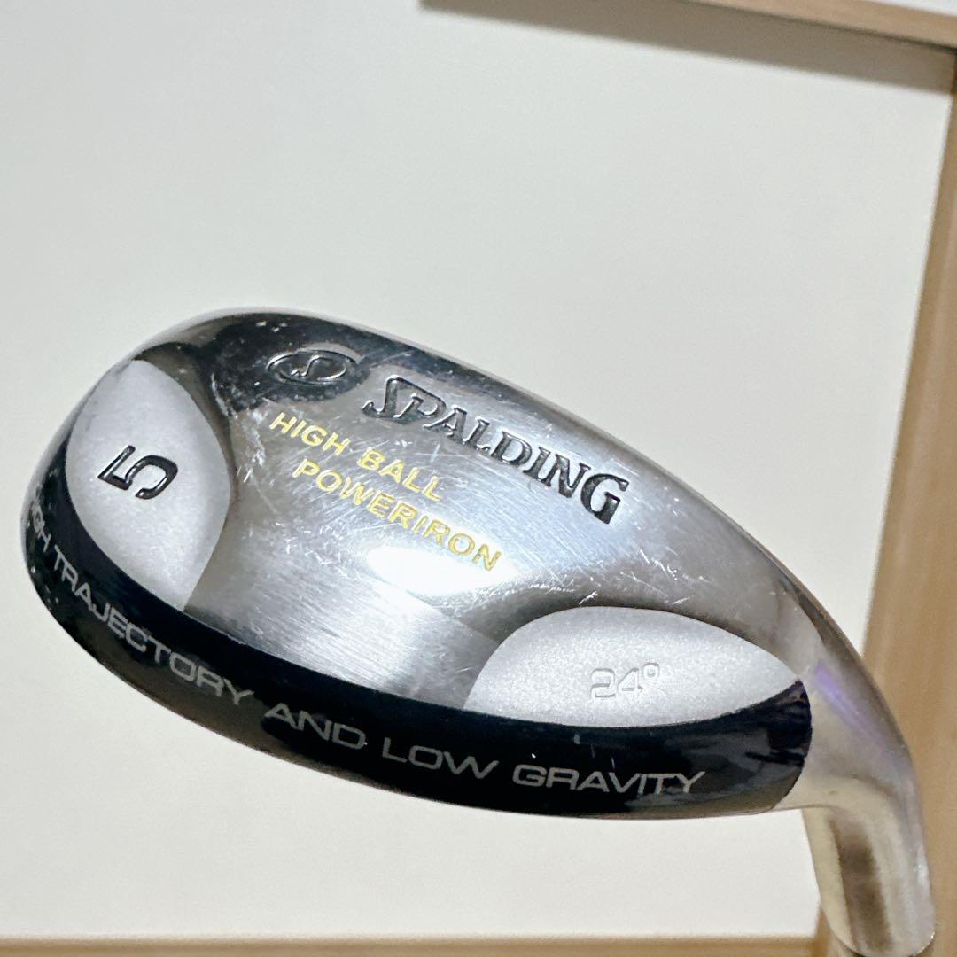 美品 SPALDING ハイボールパワーアイアン 6本セット スポルディング