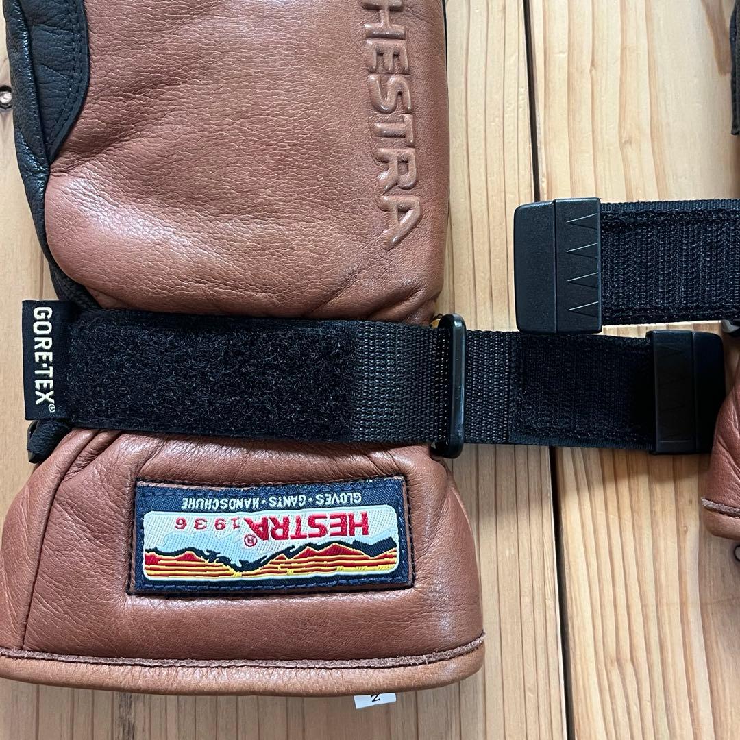 一度使用の美品　ヘストラ　ミトングローブ　スリーフィンガー　ゴアテックス　6