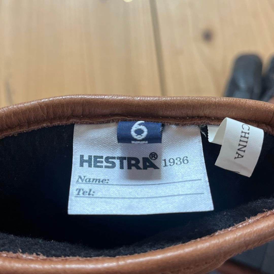 一度使用の美品　ヘストラ　ミトングローブ　スリーフィンガー　ゴアテックス　6