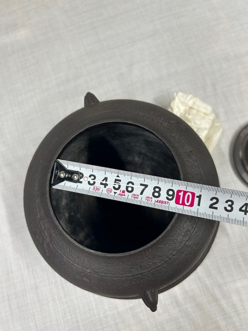 茶道具　風炉釜　真型釜　釜 茶器　真形羽釜