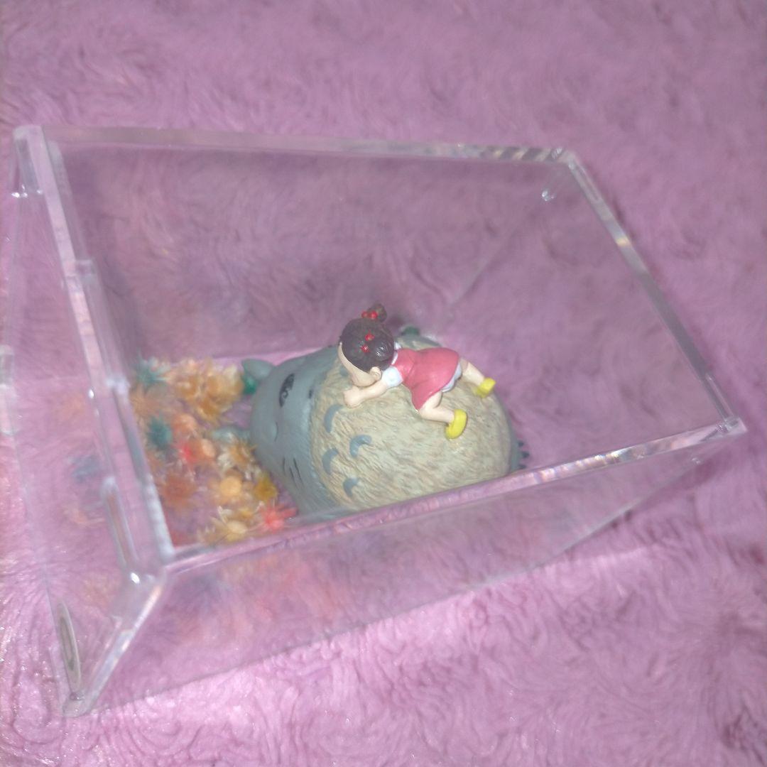 廃盤‼️となりのトトロ トトロ メイちゃん ミニチュアフィギュア 透明ケース付き
