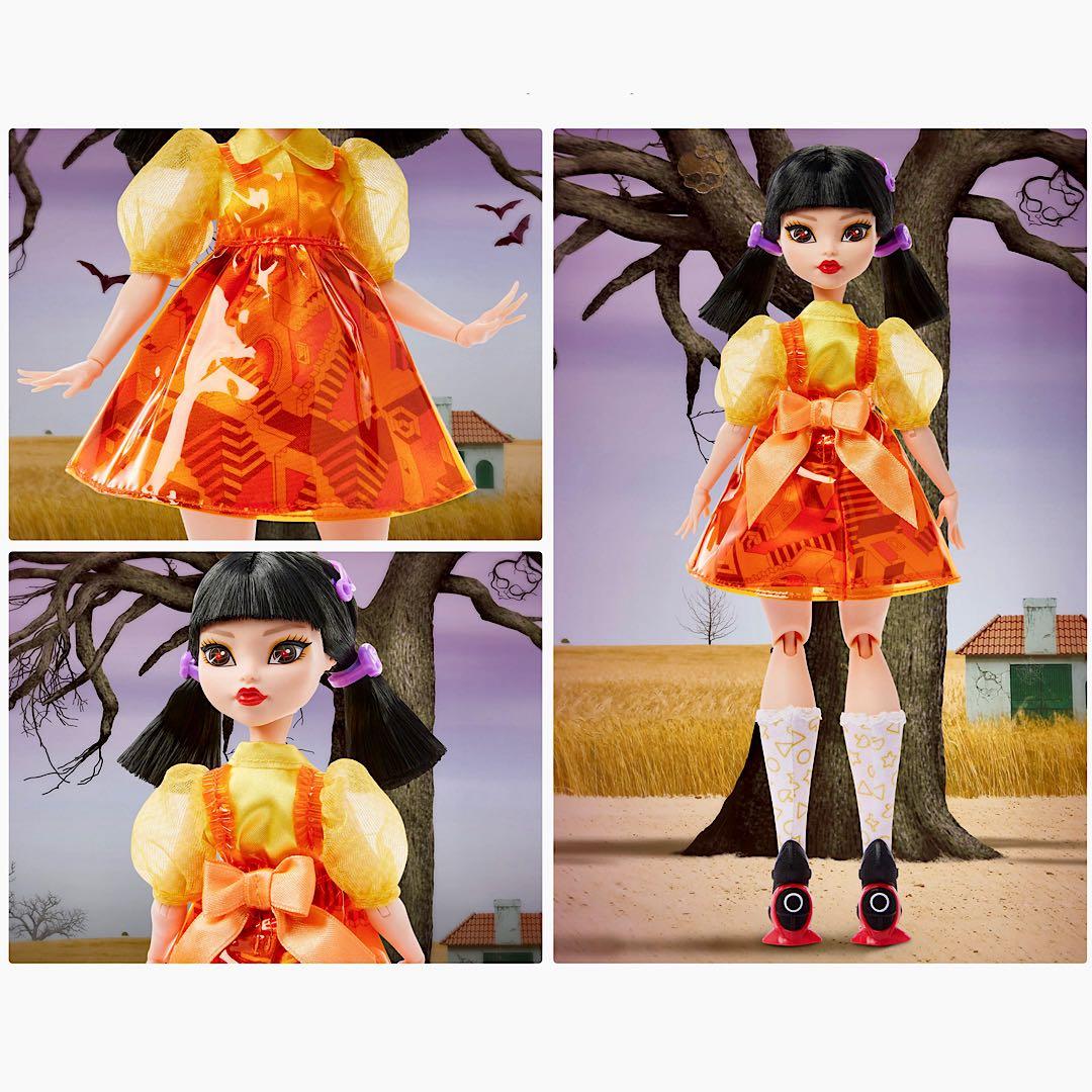 新品✨️モンスターハイ ドール／Netflixコラボ限定 イカゲーム ヨンヒ 人形