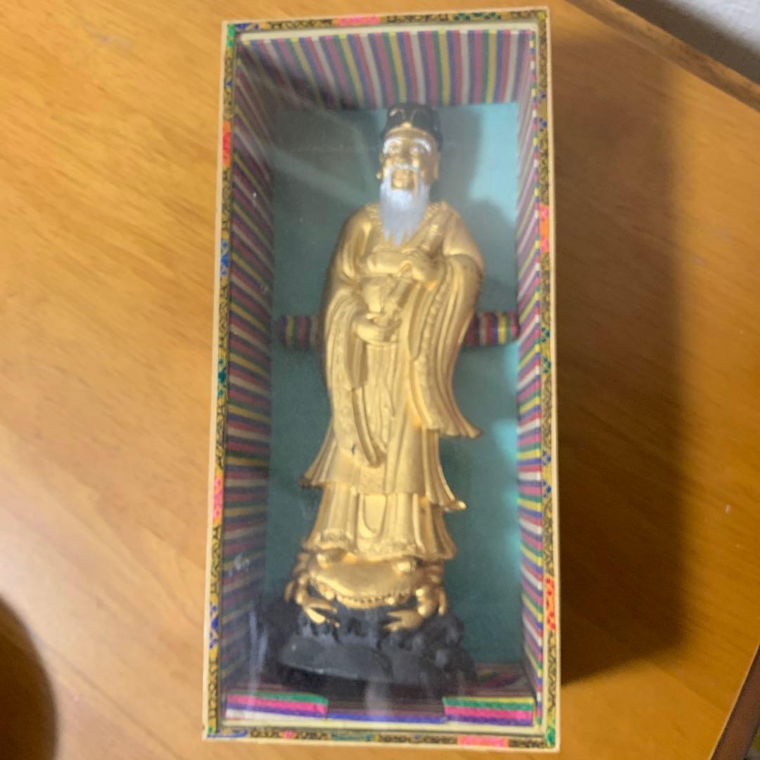 中国墨人形　人形墨　古墨　置物