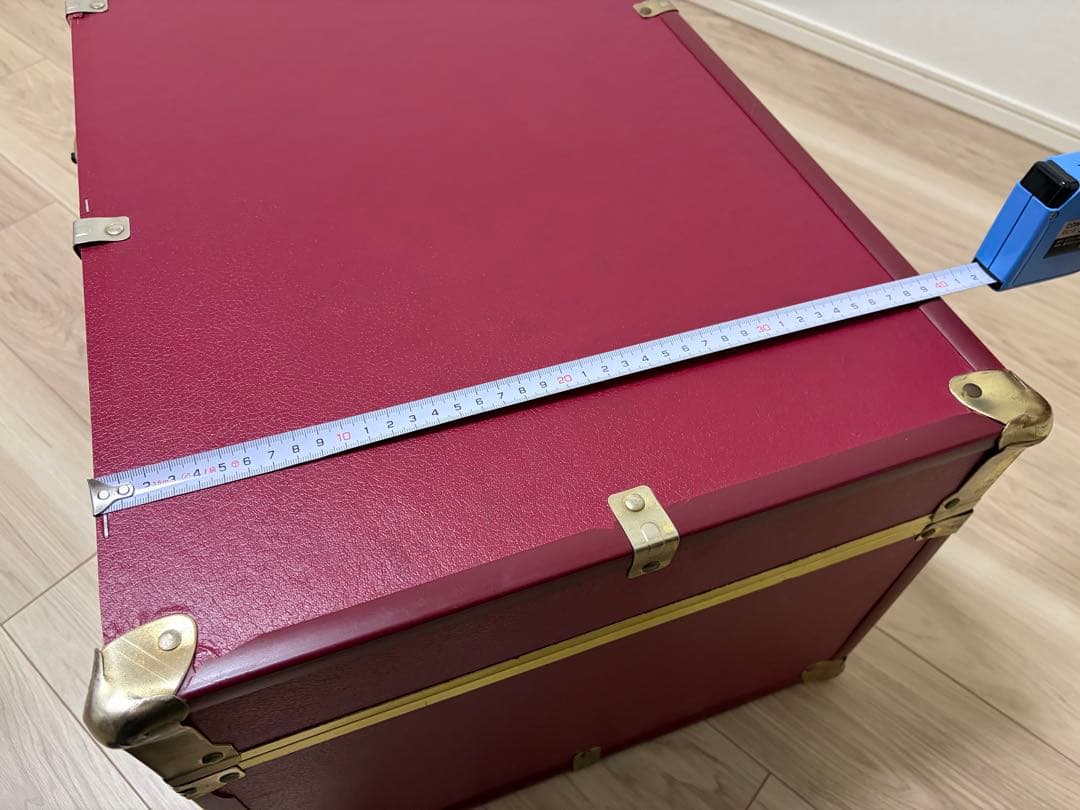 【レア】SEWARD（スワード） トランク 収納箱 ヴィンテージ風 ワインレッド