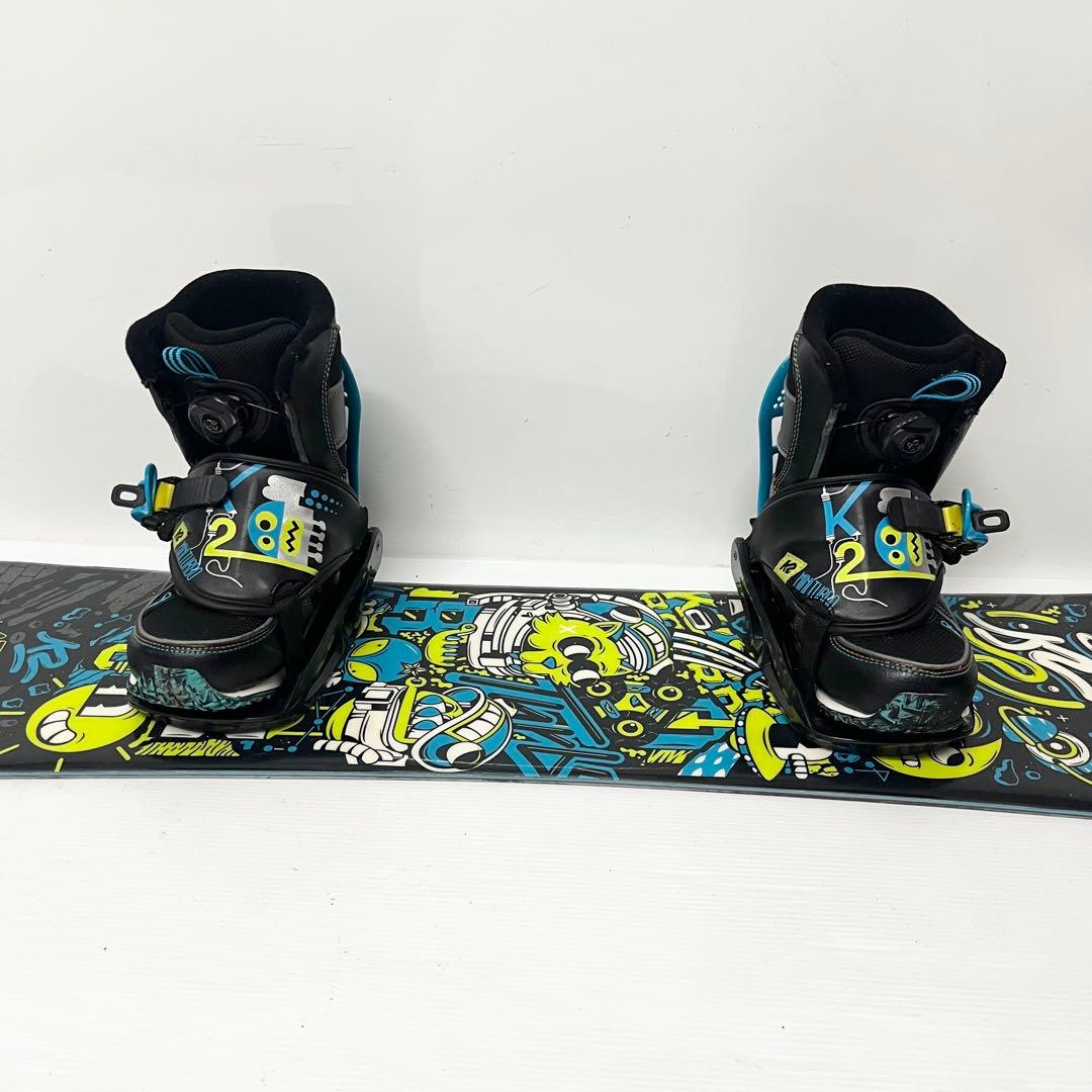 K2 キッズ スノボセット　こども用　スノーボード　ビンディング　BOA ブーツ