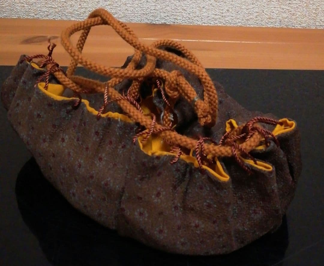 作家物　色絵　鳥図　茶碗　木箱付　仕服付　茶道具