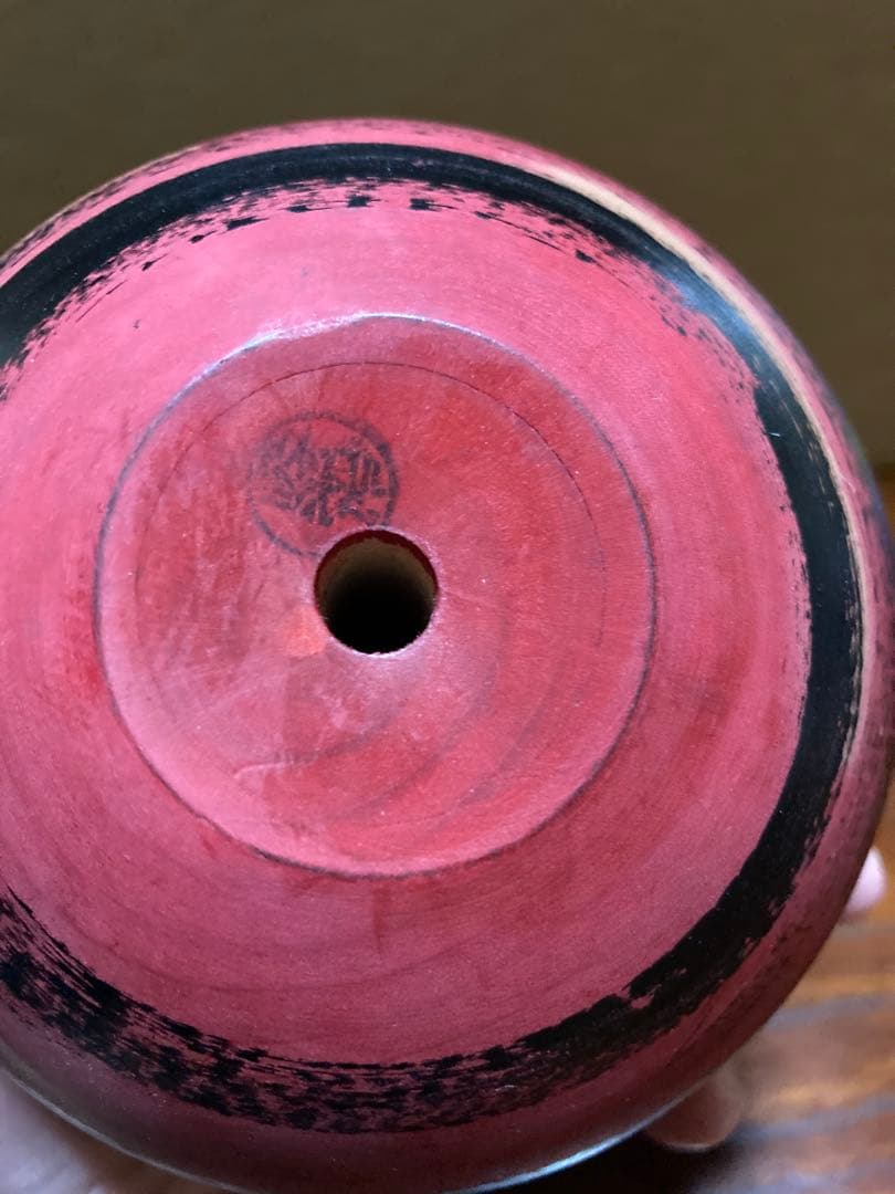 創作こけし 片瀬海平 作 落款印あり おしん 母子像 ヴィンテージ 10cm