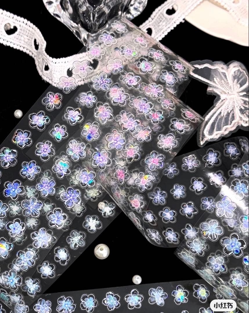 海外マスキングテープ巻売り 虹花菫 装飾マスキングテープ