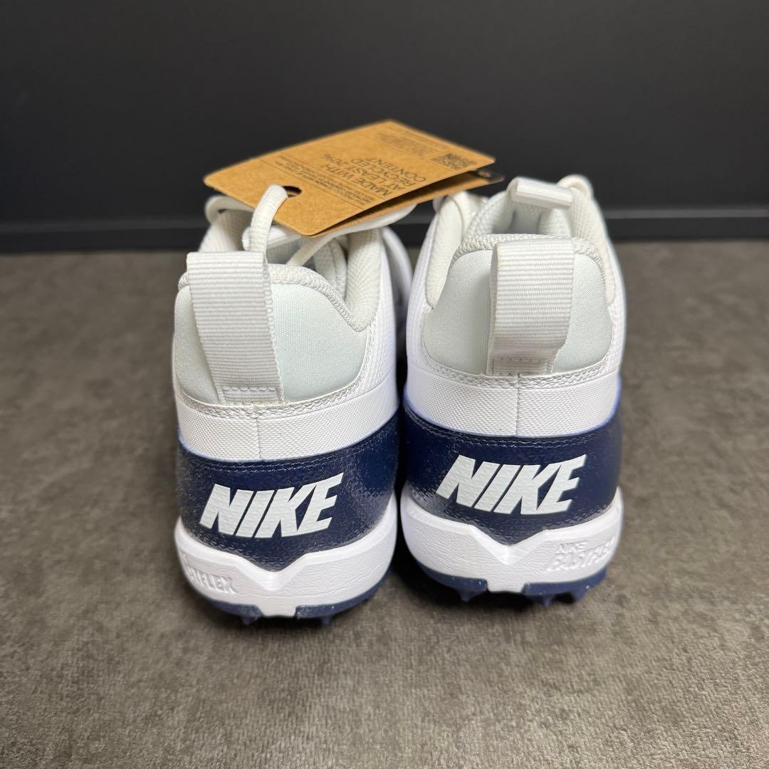 NIKE alpha manace shark アメフト スパイク ネイビー 白