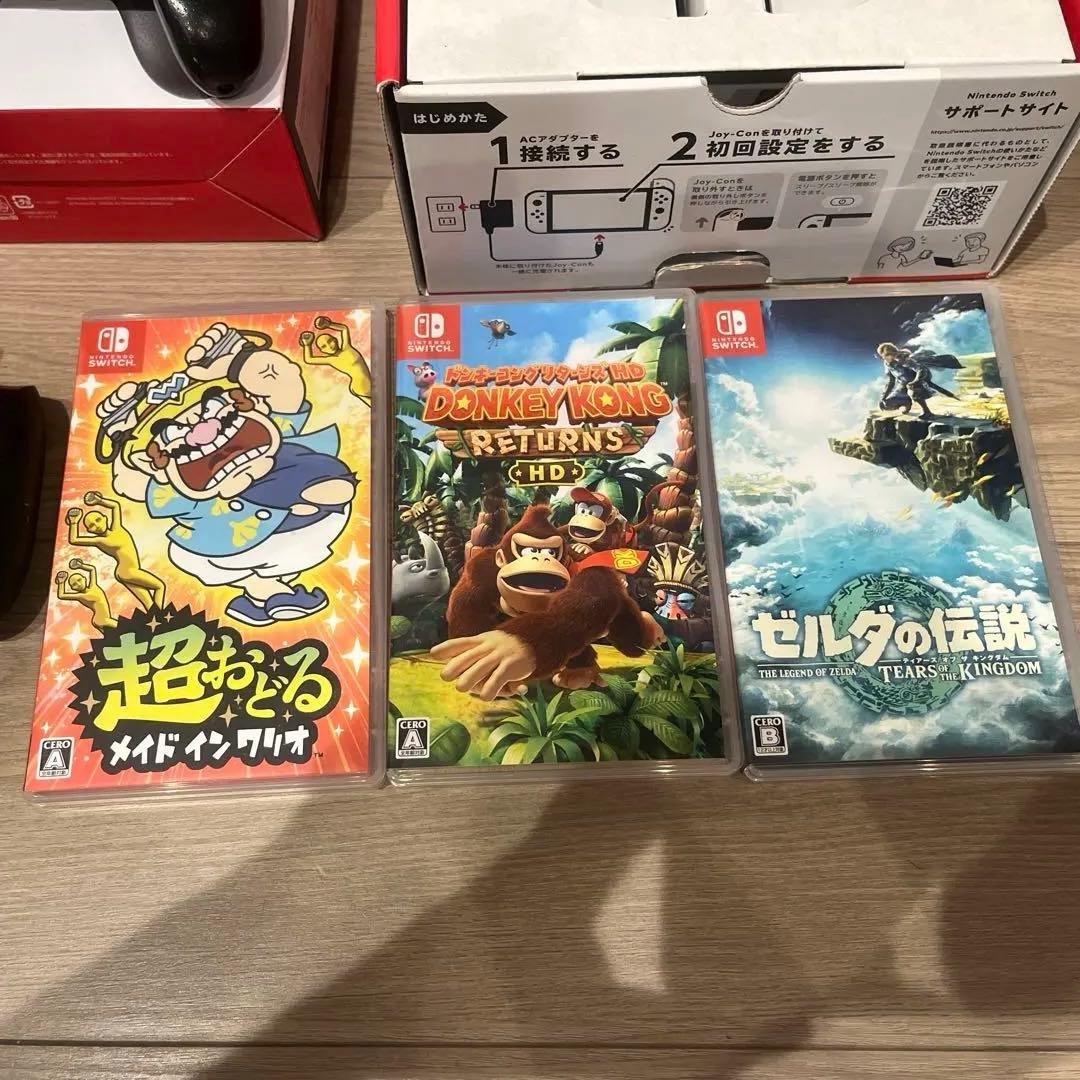Nintendo switch 有機ELモデル　ソフト多数 プロコンセット