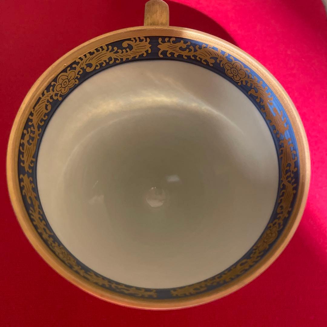 箱有り　林九郎窯 有田焼 古伊万里 染錦 金彩 カップ　 珈琲椀 林九郎作