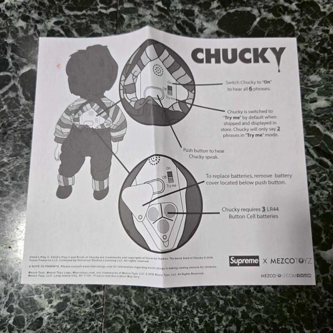 Supreme × チャイルドプレイ \"Multi\" チャッキー人形