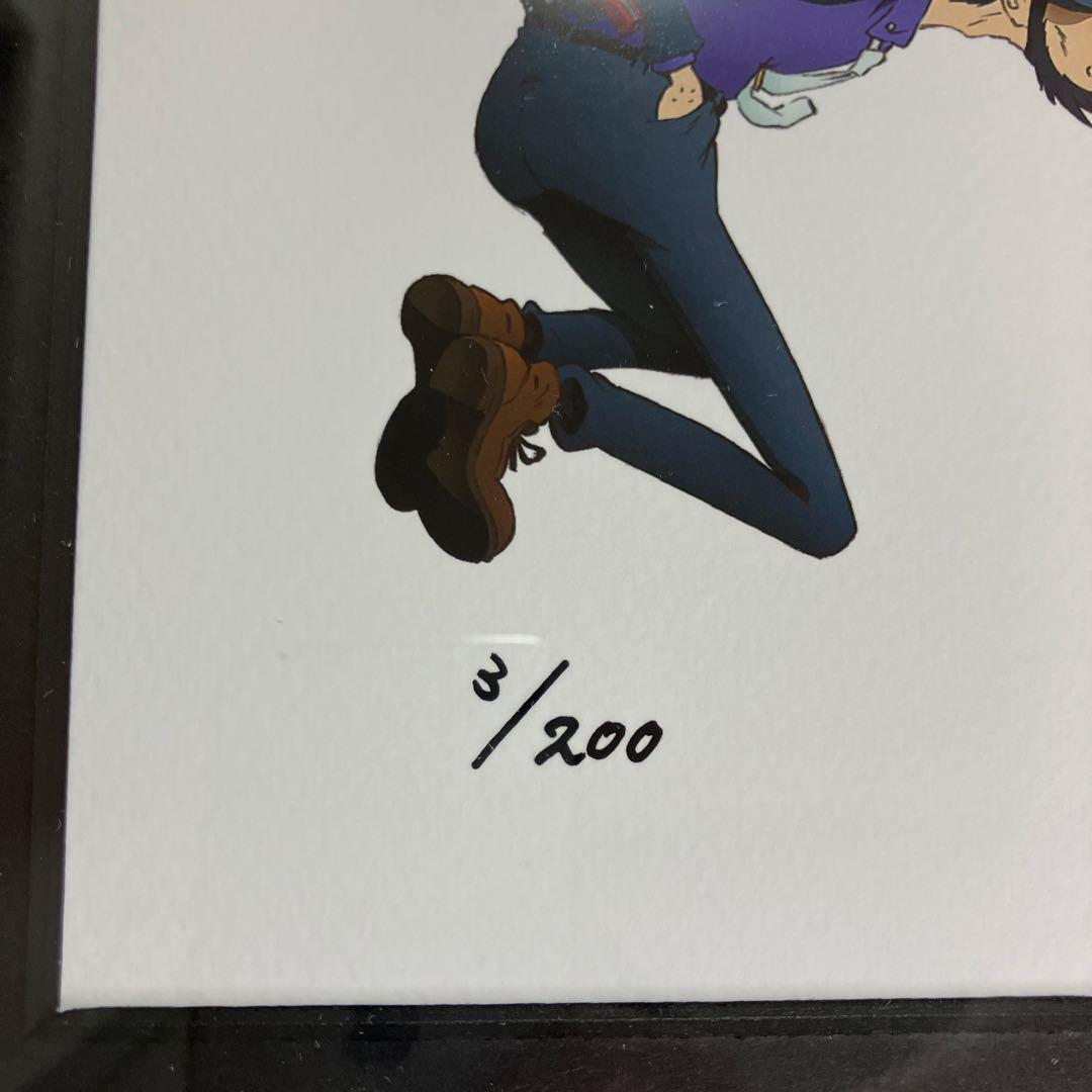 ルパン三世 モンキーパンチ サイン入り 超レアな　3/200番 伊勢丹 限定版画