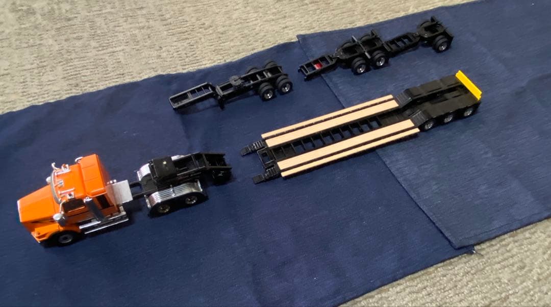 ダイキャストマスター　1/50 トラクター　トレーラー　セット　重量物運搬