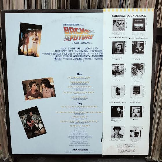 バック・トゥ・ザ・フューチャー 12インチ レコード 帯付き 日本盤