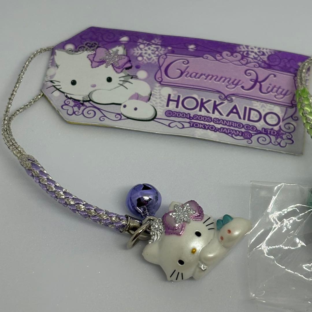 ご当地　チャーミーキティ　根付け　ストラップ　北海道　信州　雪うさぎ　まとめ売り