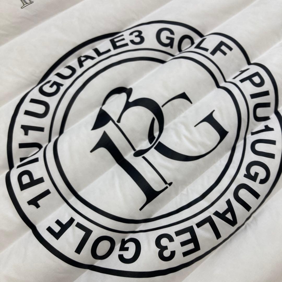 極美品！1PIU1UGUALE3 GOLF ダウンスニードジャック　ホワイト　L