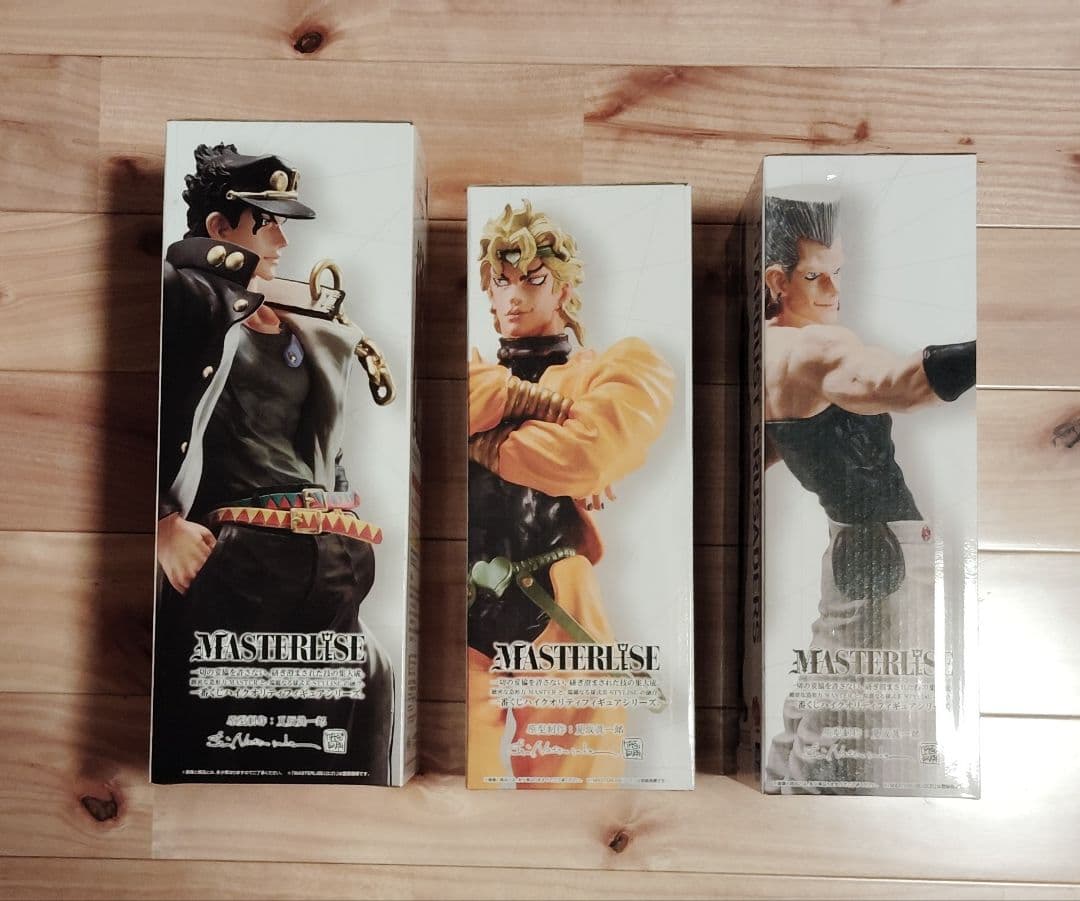 一番くじ　ジョジョの奇妙な冒険　スターダストクルセイダーズ　フィギュア3体セット