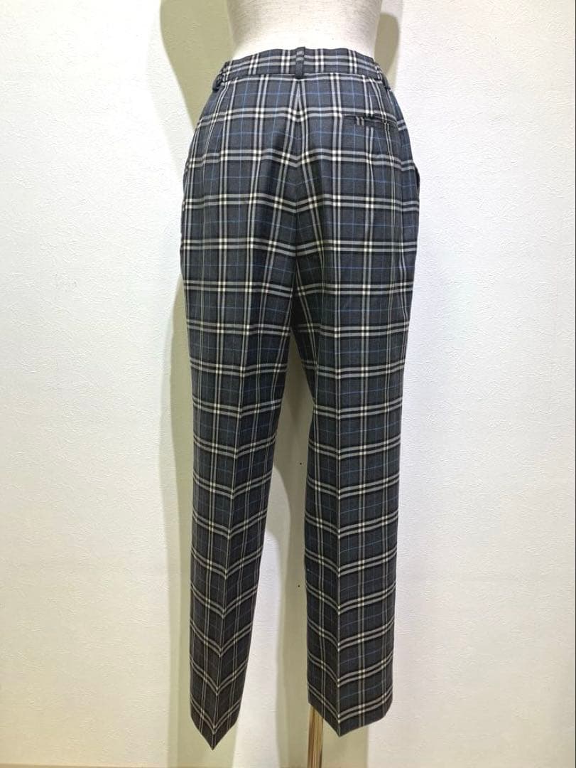 ☆美品☆Burberrys ヴィンテージ　チェック柄パンツ　羊毛　サイズ11AR
