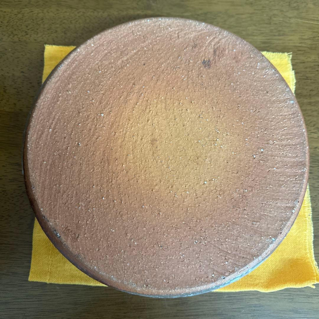 三輪栄造　萩皿　未使用　共箱