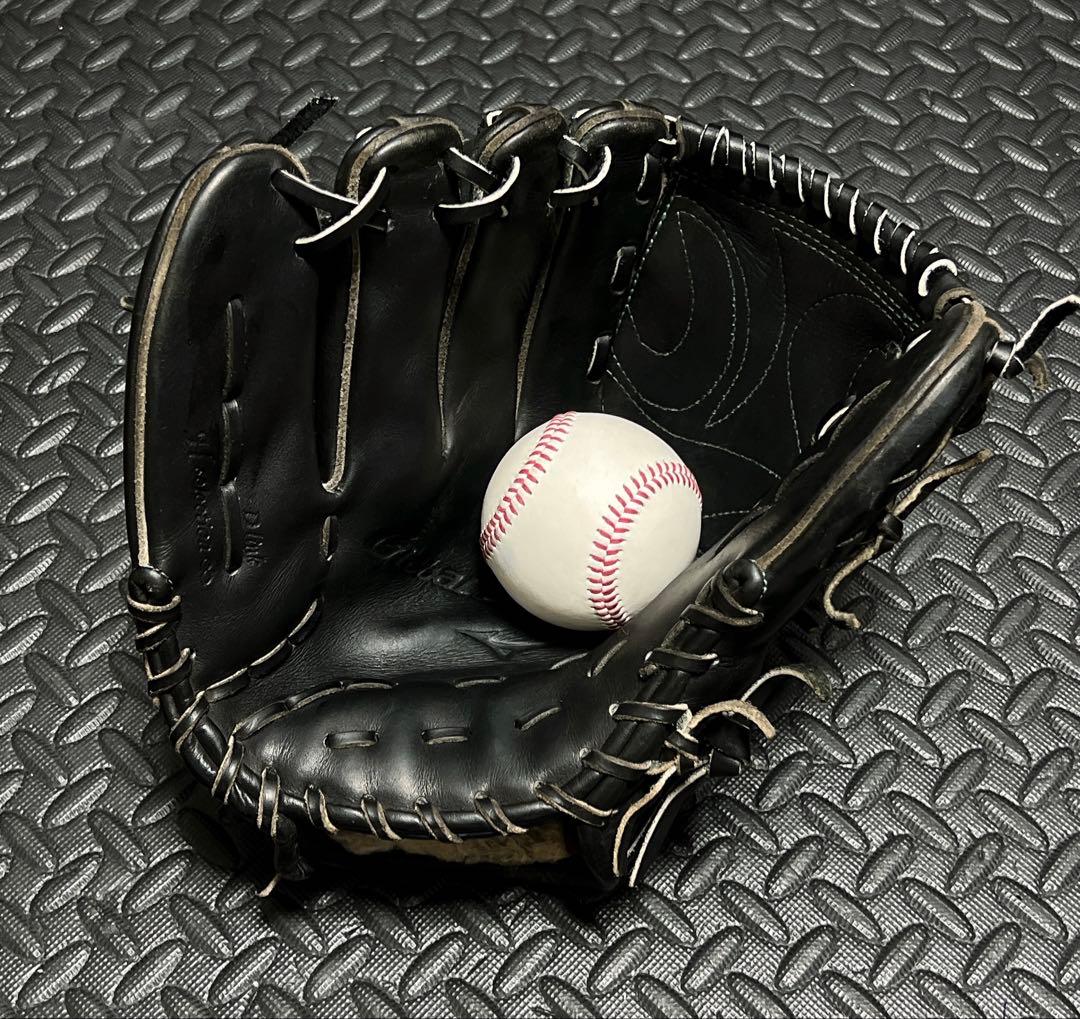 ミズノ プレミアムモデル ダイバーシティブルー 硬式 投手用 グローブ 左投げ用