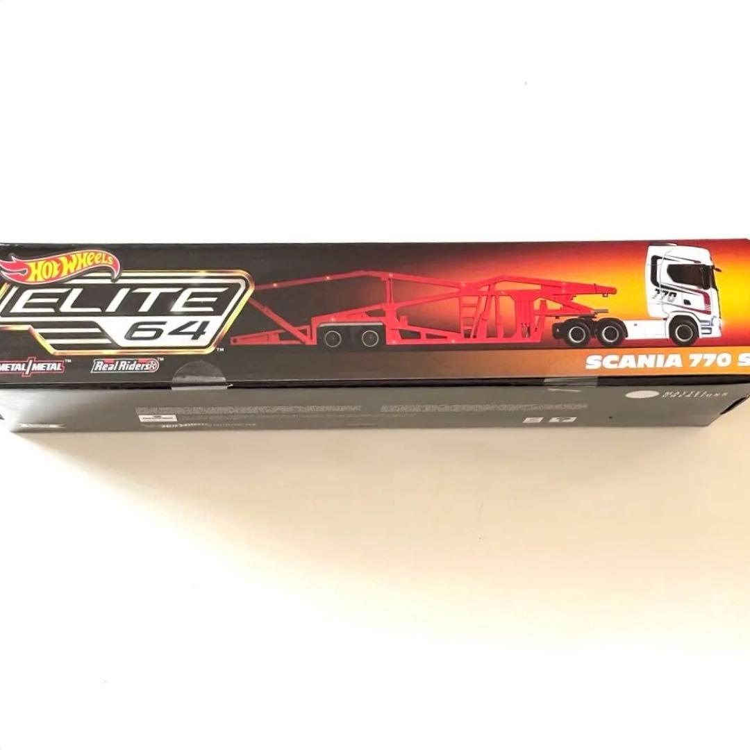 ホットウィール RLCエリート64 スカニア 770S カーキャリアー　ミニカー